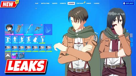 when is aot coming to fortnite|Attack On Titans Levi And Mikasa Are Coming To。